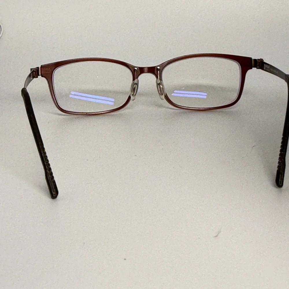 Break The Mold‎ BM-018 Col. 02 Eyeglasses Frames Brown Rectangle 54-18-140 Korea